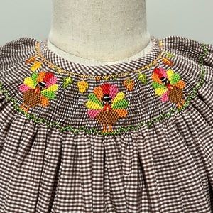 Thanksgiving smocked dress